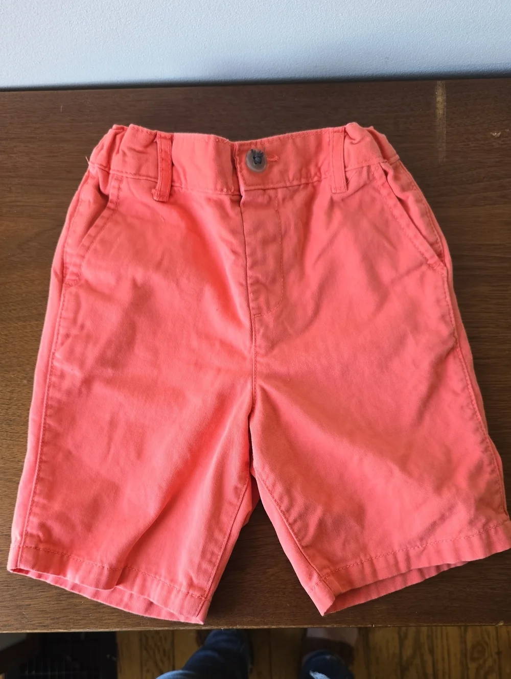 The Children's Place Coral-Orange Cotton Shorts